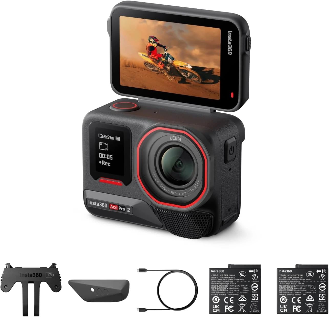 Intepoll 4K Mini Action Camera – WiFi, IPX7 Waterproof