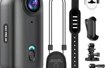 Intepoll 4K Mini Action Camera – WiFi, IPX7 Waterproof