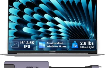 GEEKOM GeekBook X16 Pro Laptop – 32GB RAM, 2TB SSD