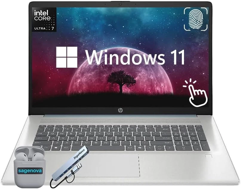 HP 17.3″ Touch Laptop – Intel Core Ultra 7, 16GB RAM