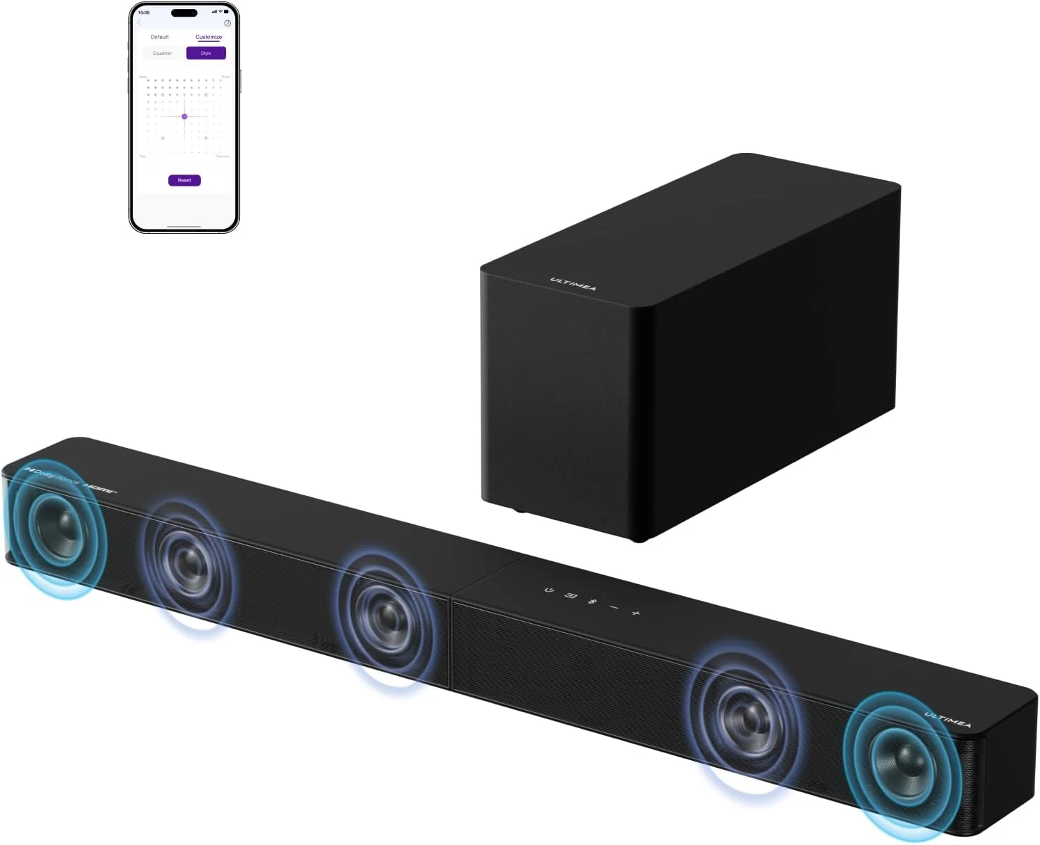 Edifier M60 Speaker – Bluetooth 5.3, 66W RMS
