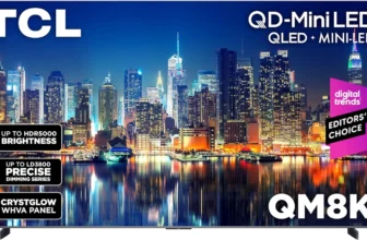 TCL 98″ QM8K TV – Mini LED QLED 4K, 120-144Hz