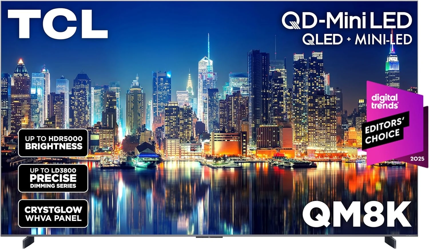 TCL 65″ 4K QLED TV – 120Hz, Dolby Atmos
