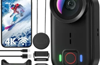 Ahlirmoy 4K Mini Action Camera – 64GB, Waterproof