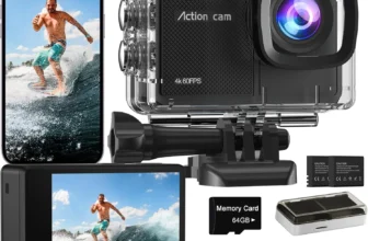 Camlance Action Camera – 4K 60FPS, 48MP Waterproof