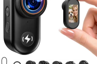CAMWORLD 4K Mini Body Camera – WiFi, 64GB Card