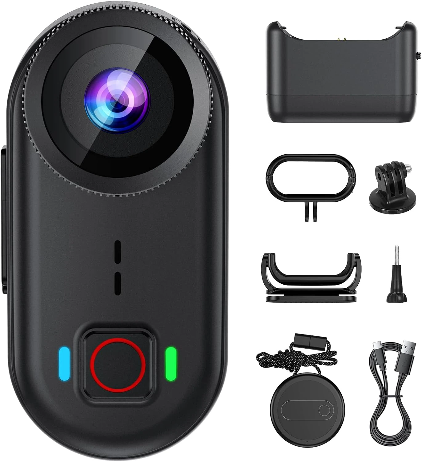 Meoilkolnm Action Camera – FHD 1080P, Thumb Size
