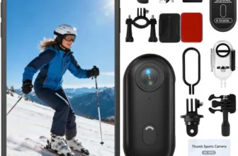 NUISK 4K Action Camera – 128G, Waterproof