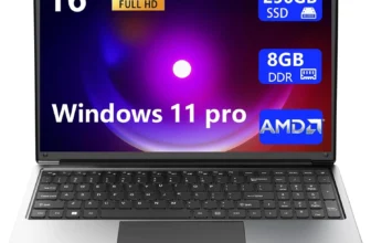 Morostron Laptop – 16″ AMD A9, 256GB SSD, 9000mAh