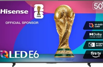 Hisense 50″ Hi-QLED 4K TV – Dolby Vision, Alexa Remote