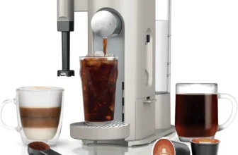 Ninja Pod Coffee Maker – K-Cup Pod Compatible, Compact Design, Milk Frother