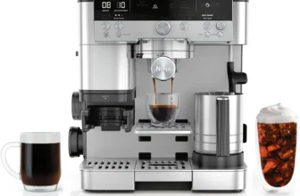 Ninja Luxe Café 3-in-1 Espresso Machine – Grinder, Drip & Cold Brew Coffee, Hands-Free Milk Frother