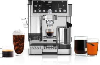 Ninja Luxe Café Pro Espresso Machine – Built-in Grinder, Cappuccinos, Lattes, Americanos