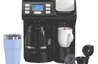 Hamilton FlexBrew Coffee Maker – 2-Way, K-Cup Pods or Grounds