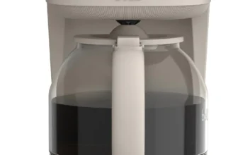 BELLA Coffee Maker – 12 Cup, Programmable LCD, 900 watt, Oatmilk