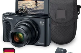 Canon PowerShot SX740 HS Camera – 20.3MP, 40x Zoom, 4K UHD Video, Wi-Fi