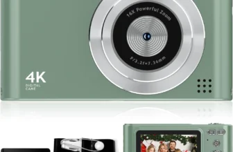 VYNCS Digital Camera – 44MP, 16X Zoom, 1080P,  Anti-Shake
