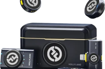 HollyView Lark M2 Wireless Microphone – 48kHz Audio, Wireless, 300m Range