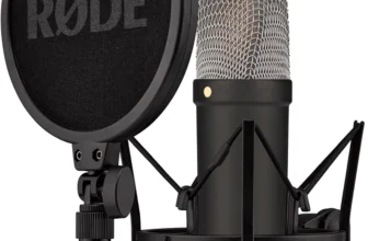 Rode NT1 XLR Microphone – Large-Diaphragm Condenser, Shock Mount, XLR Cable