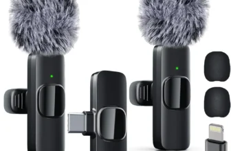 Labstandard Wireless Microphone – Noise Reduction, Lavalier Clip-on Mic