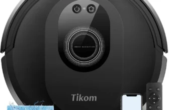 Tikom G8000 Max Robot Vacuum – 5000Pa, 150 Min Runtime, App & Remote Contro