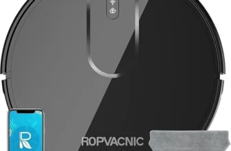 ROPVACNIC Robot Vacuum – Vacuum and Mop Combo with 5200Pa Suction, Self-Charging
