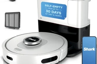 Shark Matrix Clean AV2511AE obot Vacuum –  Carpets & Hard Floors, Self-Empty, LiDAR Navigation, Voice Control