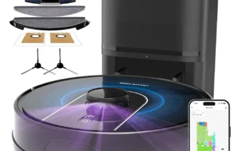 Bagotte Robot Vacuum – 6000Pa, LIDAR Navigation, 3-in-1 Robot Vacuum for 90 Days Hands-Free Cleaning