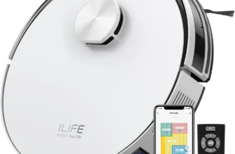 ILIFE A30s Robot Vacuum – 10000Pa Suction, LiDAR Navigation, Hard Floor Carpet and Pet Hair