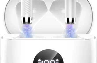 Jxrev Wireless Earbuds – Bluetooth 5.4, 40H Playback, Noise Cancelling Mic