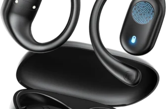 Eigsupia Open Ear Headphones – Bluetooth 5.3, 36H Playtime, IP54 Waterproof