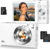 Lecnippy 4K Vlogging Digital Camera – 48MP, 16X Zoom