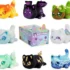 PixieCrush Unicorn Cat Plushie – Mommy Cat with 4 Kittens