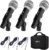 Pyle Dynamic Microphone Kit – Cardioid, For vocalists and musicians