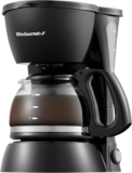 Elite Coffee Maker – 4-Cup Brew, Glass Carafe, Reusable Filter