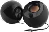 Creative Pebble 2.0 Speakers – USB-Powered, For computers and laptops
