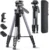 CAMBOFOTO 74″ Tripod – Aluminum, 360° Pan Head, For photographers and creators