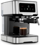 Chefman Espresso Machine – 15-Bar Pump, Steam Wand,  Latte & Cappuccino