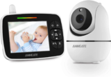 ANMEATE Baby Monitor – Pan-Tilt-Zoom, Night Vision