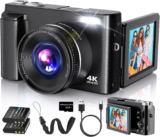 Duluvulu 4K Camera – 48MP Autofocus, 16X Zoom