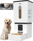 Yakry Dog Feeder – 12L Capacity, HD Camera, 5G WiFi App Control