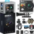 Sixmou i3 4K Action Camera – Tiny Size, 64G Card
