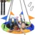 PACEARTH Saucer Tree Swing – 900lb Capacity, Adjustable Ropes