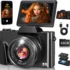 Aboobu 8K Digital Camera – 88MP, 16X Zoom, 3.2″ Touchscreen, WiFi enabled