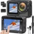 JIALAIWOWO 4K Action Camera – Wi-Fi, Waterproof