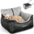 BurgeonNest Dog Car Seat – Detachable, Washable, Black