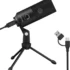 FIFINE Gaming Microphone – XLR/USB, RGB, Boom Arm Stand, Headphone Jack