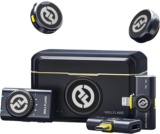 HollyView Lark M2 Wireless Microphone – 48kHz Audio, Wireless, 300m Range