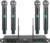 Phenyx Wireless Microphone – 4-Channel, UHF Wireless Mic, 260ft Range