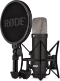 Rode NT1 XLR Microphone – Large-Diaphragm Condenser, Shock Mount, XLR Cable